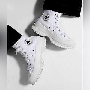 Converse Chuck Taylor Women's White High-Top Sneakers NWOT